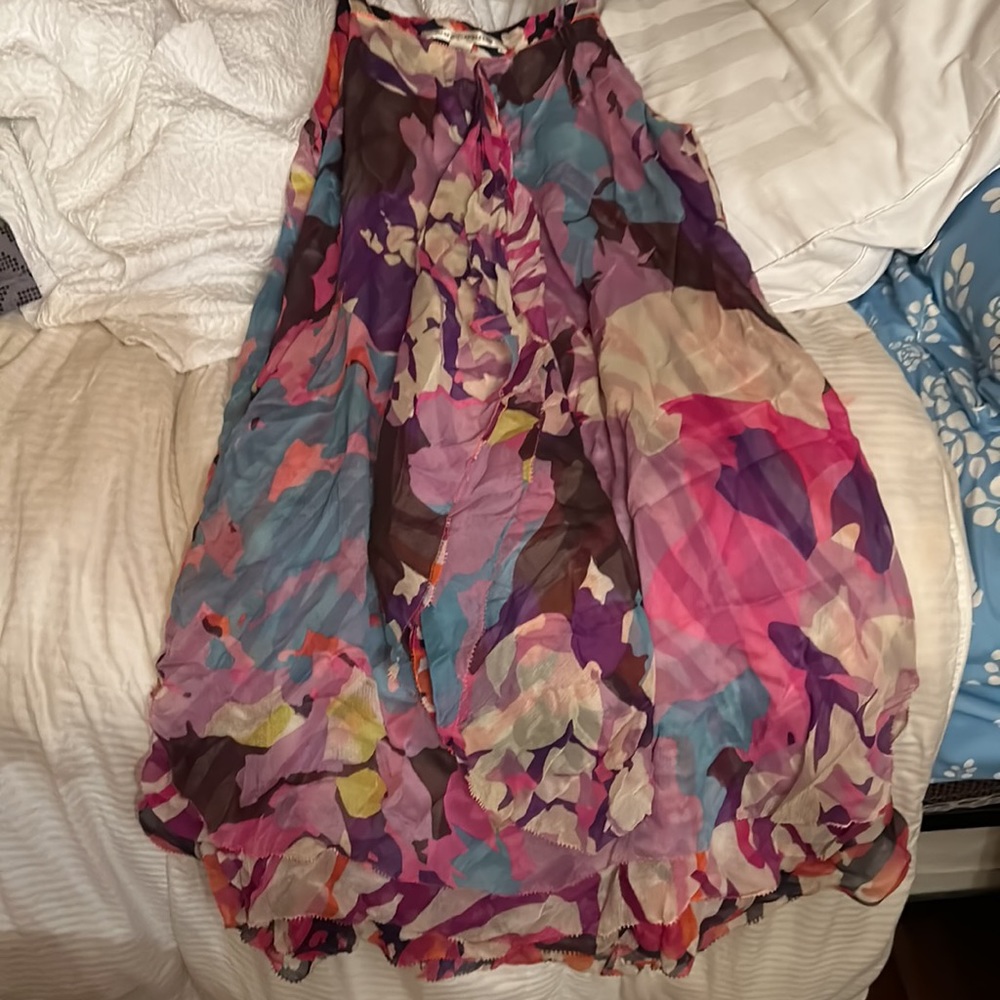 Diane Von Furstenberg silk handkerchief dress - Picture 2 of 6